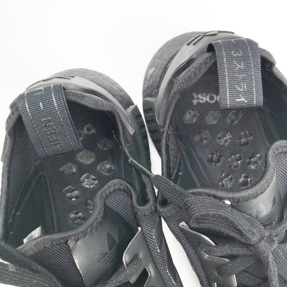 adidas NMD R1 Boost black running shoes men's 13 - Picture 6 of 10